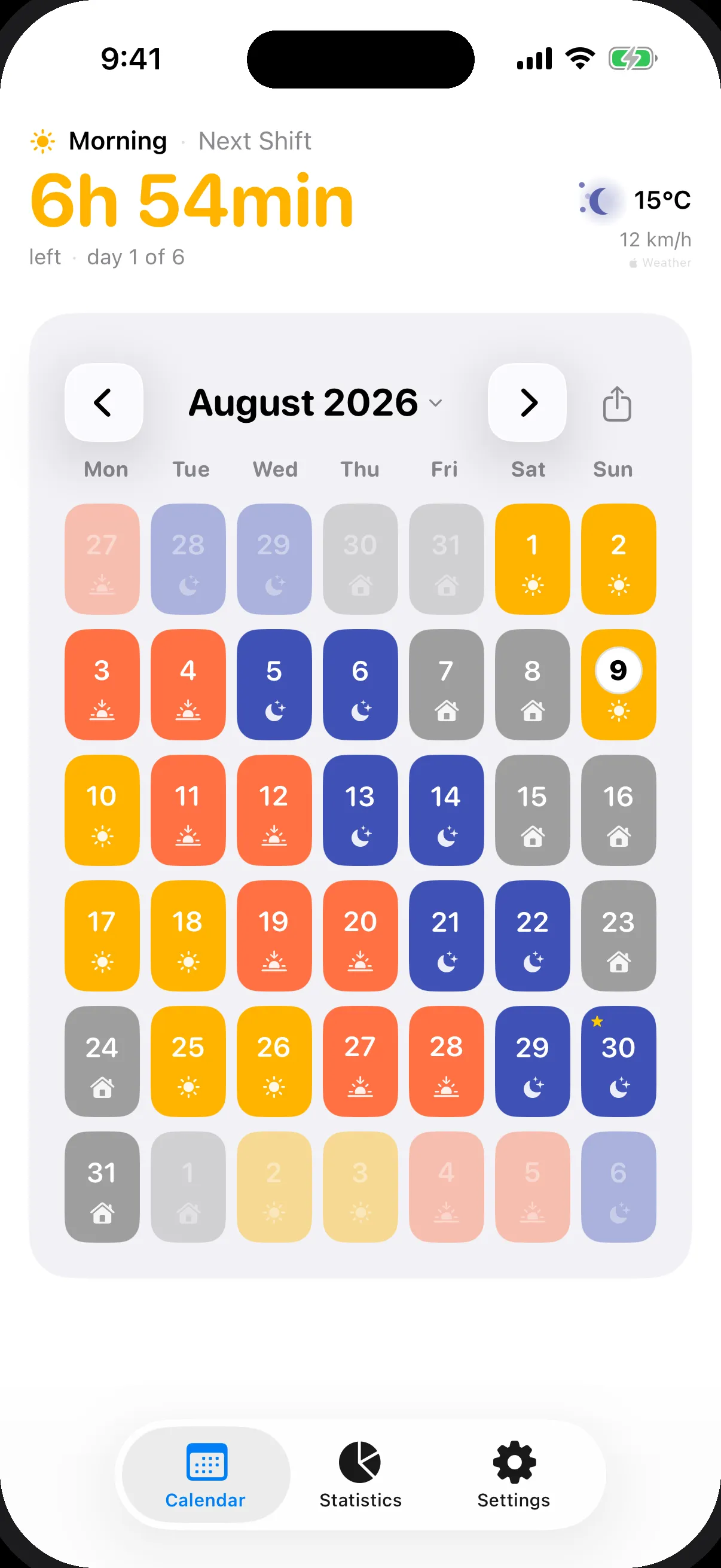 Shift4You — A calendar that actually understands how shift work is scheduled.