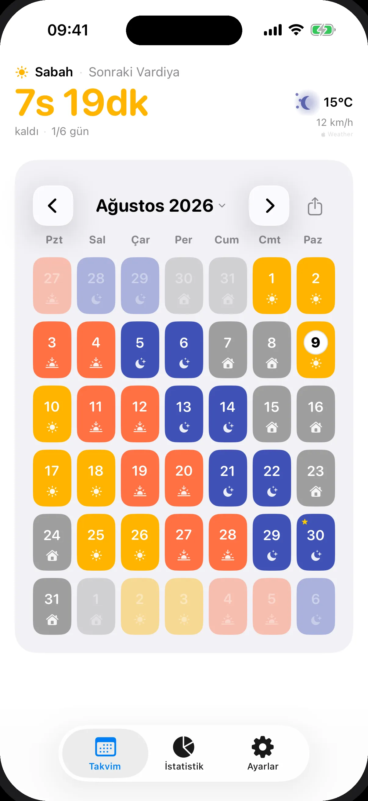 Shift4You — Vardiyalı çalışanlar için, takvimini gerçekten anlayan bir uygulama.